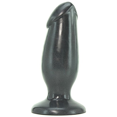 Doc Johnson American Bombshell - Fat Man - Dildo Or Butt Plug - Gunmetal Grey #TOP6