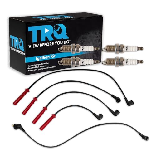 TRQ Ignition Coil & Spark Plug Kit for Nissan D21 2.4L