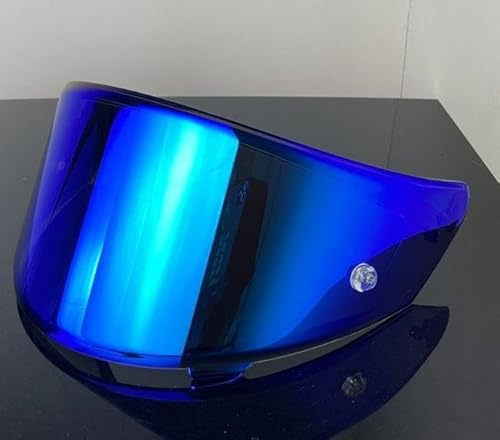 NFRwbgoCU[V[hY KYT NFR NXttFCXwbgp I[goCANZT[ Capacete KYT Original Visor Cascos Para Moto(Revo Deep Blue)
