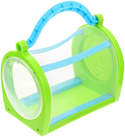POPETPOP Kid Tools Animal Cage Handheld Cage Viewing Box Critter Cage House Habitat Carrier Outdoor Exploration Cage for Kids Nature Exploration Glass Containers Kids Tools