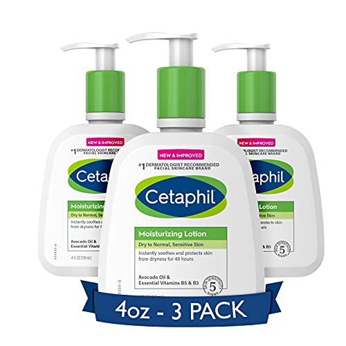 Cetaphil Moisturizing Lotion, 4oz, Pack of 3