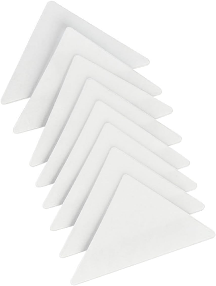 180pcs Shirt Collar Stays Triangle Inserts for Shirts Pvc Collar Protectors for Men Prevents Curling Flipping Easy to Use Professional Appearance