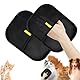 QIMMU 2 Stück Fell Magnet Handschuh,Katzenhandschuh,Fellhandschuhe Katze,Katzen Handschuhe Fellpflege,Katzenhaarentferner Handschuh,Pet Hair Remover Glove für Hund und Katze