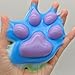 Handmade Giant Rainbow Cat Paw Squishy Toy - Tabas Silicone Ultra-Soft Sticky Stress Relief Fidget Sensory Toy, Fun and Cute Plaything Perfect Squeeze Toy for Birthday Gift (Large)