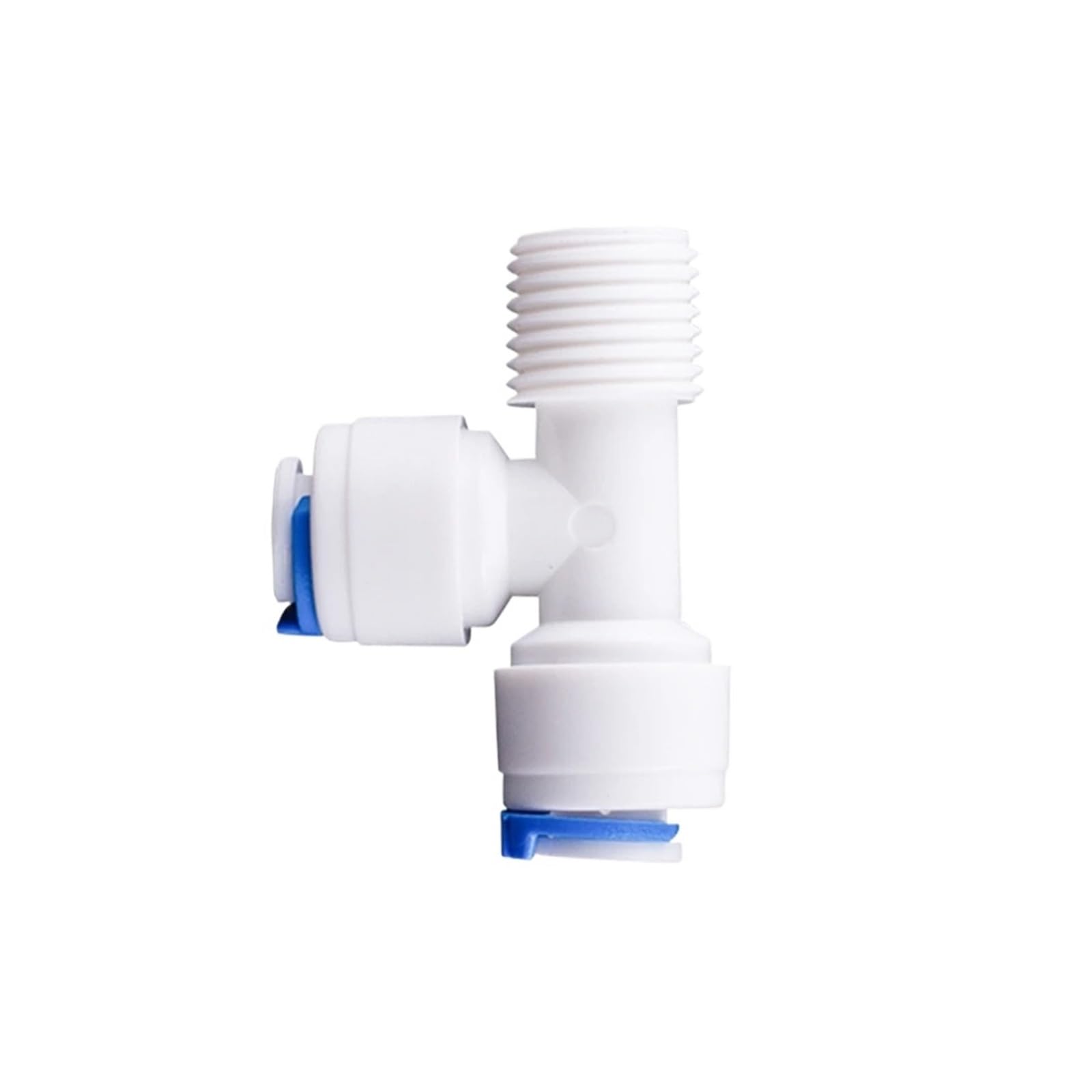 Yakufast Men's One Color 1/4" -1/4" Od Tube - 1/4" Od Tube Tee Type Pe Pipe Fitting Hose Quick Connector Without Lock Ro Water Filter Reverse Osmosis