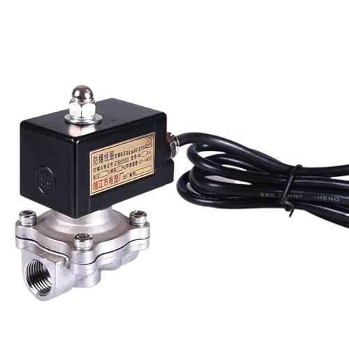 Électrovanne antidéflagrante 3/8 po acier inoxydable électrovanne 24VAC NF