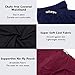 wirarpa Men's Underwear Modal Microfiber Briefs No Fly Covered Waistband Silky Touch Underpants 4 Pack Black Navy Burgundy Brown, Small