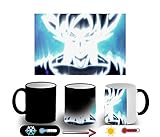 1 Taza mágica de cerámica de alta calidad, el dibujo se hace visible al entrar en calor (líquido caliente). No lavarla en lavavajillas. Apta para microondas. El dibujo no se estropea con el tiempo, no se caerá nunca. NO es una pegatina. El dibujo no se cuartea, no decolora, no se nota al tacto.