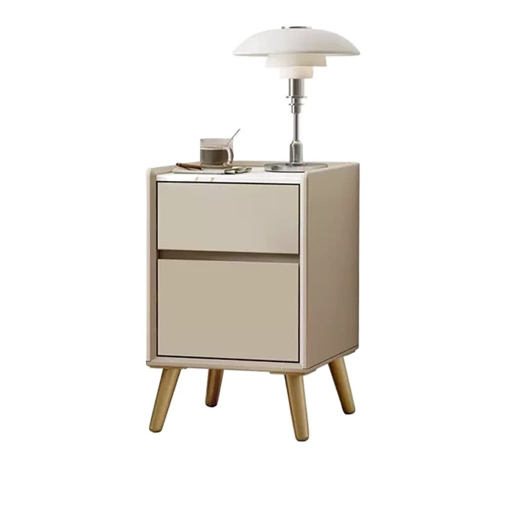 BHGFYXBS Side Tables Bedroom Home Creative Rock Slab Bedside Table Simple Bedroom Ultra-Narrow Storage Cabinet Living Room Sofa Side Cabinet Bedside Tables