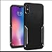 Ferilinso Case for Huawei Y6 2019 / Y6 Pro 2019 / Honor 8A,Fashion Design Carbon Fiber Design Cover Hybrid Defender Scratch Resistant Anti Shock Protective Silicone Case (Black)
