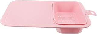 Drain Cutting Board over The Sink Chopping Board Water Filter for Kitchen Non-slip Odorless Plastic for Fruits Vegetables Meat