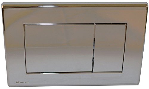 Pulsador placa M271 – Cromo para Excusa Instalación sistemas Alca plast