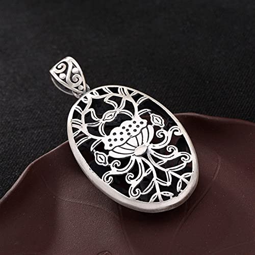 Pendentif S990 pour petite amie le jour de la Saint-Valentin avec sa délicate chaîne pull en maille - 4