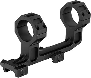 Ohhunt Quick Release Scope Mount - 30mm & 1 Inch Compatible Picatinny Mount 1.42" Center Height