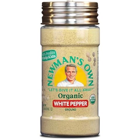 Newman's Own Organic Ground White Pepper Cover