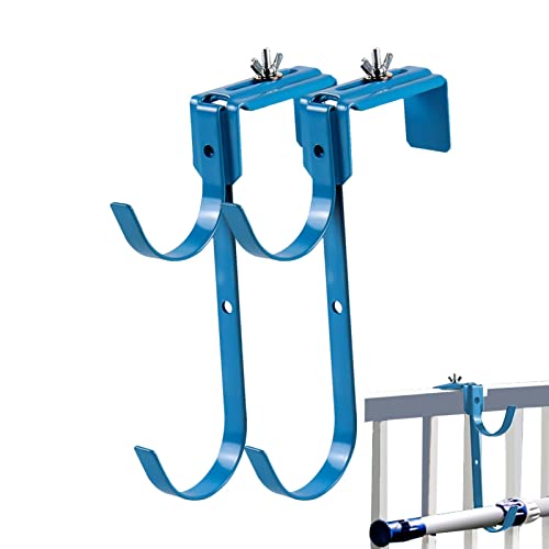 Ganchos para Varas de Piscina - 2 Peças Cabides de Piscina Ajustáveis ​​para Acessórios de Piscina |