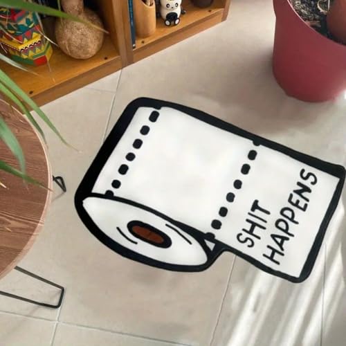 Alfombra abstracta creativa Sanfly para transformar el diseño de tu baño o salón 7