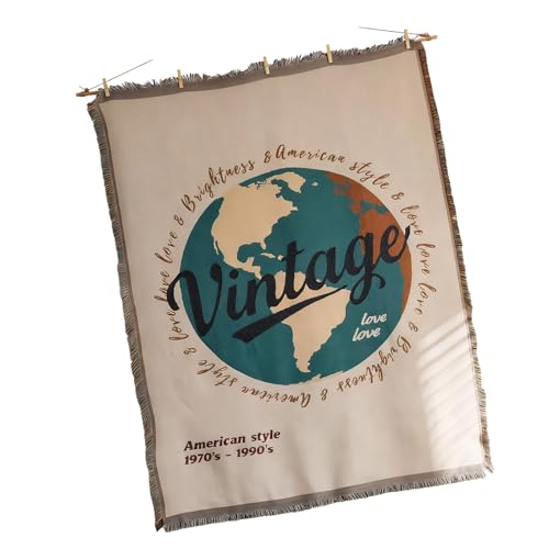 Cartoon Pattern Indoor Decorative Tapestry Sofa Couch Bed Throw Blanket Soft Polycotton for Kids Room Wall Hanging Kids Room Car