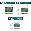 Vancasso Stern Serving Platters Set Of 3 – Rectangular Trays 15/13/11 Inch, Reactive Glaze, Dishwasher Safe