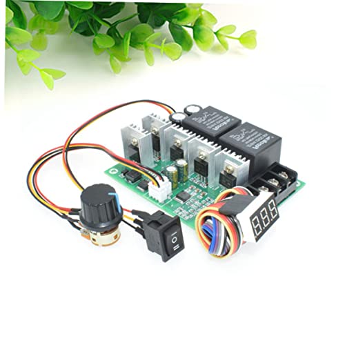 Controlador ajustable PWM 40A Angoily regulador de voltaje corriente continua para motor eléctrico 4