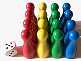 Spieltz Spielmaterial: Spielfiguren Set aus Holz für Brettspiele