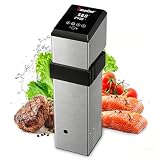 1600W Commercial Sous Vide Cooker, Immersion Circulator with One-Way Air Vent for Efficient Heat Dissipation...