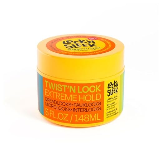 LOCK'N SLEEK Braiding Gel, Extreme Hold Braid, Loc, and Twist, Flake-Free, Tames Frizz, and Contol Edge (5 Fl Oz (Pack of 1))