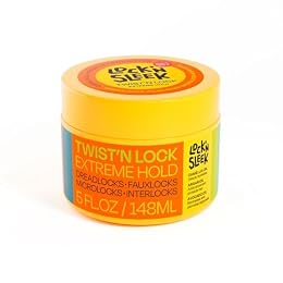 LOCK'N SLEEK Braiding Gel, Extreme Hold Braid, Loc, and Twist, Flake-Free, Tames Frizz, and Contol Edge (5 Fl Oz (Pack of 1))