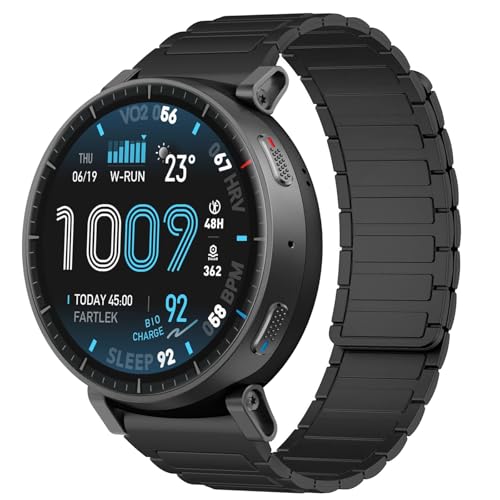 �݊��� For Amazfit Active Max 48mm��p�o���h �����o���h �V���R���� �_�u�����b�N ���C�o�b�N�� �ȒP���t�� �X�|�[�c�o���h �y�� �h�� �ʋC�� (�u���b�N)