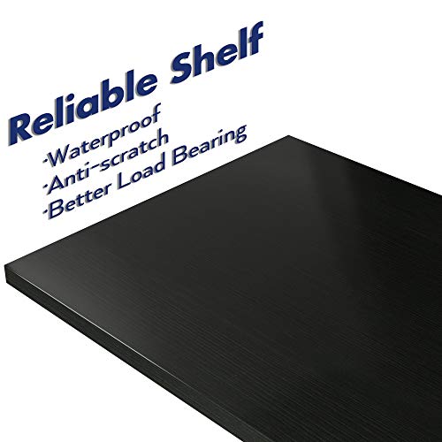 Numenn Bookshelf, 5 Tier Bookshelves, Home Office Bookcase Shelf Storage Organizer, Free Standing Storage Shelving Unit For Bedroom, Living Room And Home Office, Black #TOP6