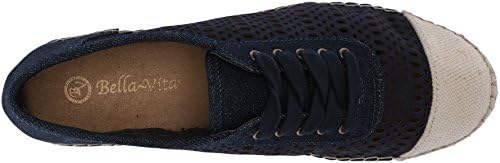 Bella Vita Women's Clementine Sneaker, Denim Kid Suede, 7 N US | Image 4