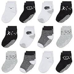 Black - White - Gray 12 Pair