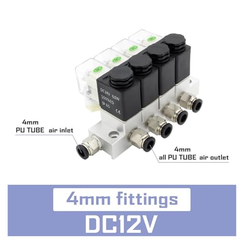 Électrovanne pneumatique normalement fermée 2V025 avec commande électrique stable