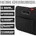 NoGuZ - 2er Set Premium Kofferraumtasche inkl. Organizer (verstärkte Ausführung) - Auto Faltbox 35 Liter & Kofferraum-Tasche für Rückbank mit viel Stauraum - Autotasche faltbar als Aufbewahrungsbox
