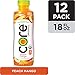 CORE Organic, Peach Mango, 18 Fl Oz (Pack of 12), Fruit Infused Beverage, Vegan/Gluten-Free, Non-GMO, Refreshing Flavored Water with Antioxidants, Great For Immunity Support, CLEAR