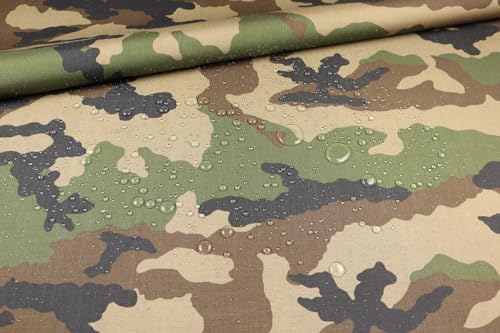 Tessuto Militare Cordura® Oxford 1100 Dtex, Impermeabile, Mimetico, Alpinista, Telo di Copertura, Robusto e Resistente ai Raggi UV