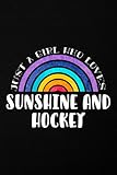 Podcast Planner - Hockey Good. Just A Girl Who Loves Sunshine And Hockey Family: Daily Plan Your Podcasts Episodes Goals & Notes, Podcasting Journal, ... Content Diary, Agenda Organizer,Homesch