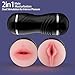 Hands Free Male Masterburbatar 3 in 1 Pocket Puzzy Silicone Full Body Thrusting Machine Devices Suction Mens Masterbuters Mastuberators Underwear W92565 (EFA2)