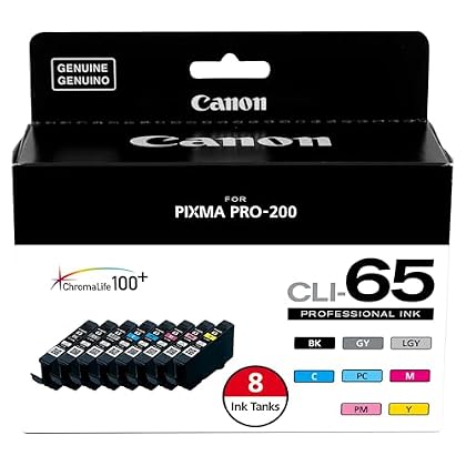 Canon CLI-65 8-Pack Review: Reliable PIXMA PRO-200 Ink on the Road
