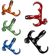 Elkrich Compound Bow Release Aid 360° Rotating Head Thumb Release Aids 3 Finger Automatic Archery...