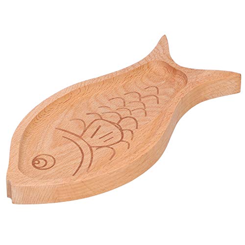 Agatige Serving Trays And Platters, Fish‑Shaped Wooden Serving Plate Board For Fish Dish, Fruit Dessert Sushi Cheese Snack, 25 X 12 X 2Cm #TOP6