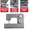 SINGER Heavy Duty Holiday Bundle 4452 Sewing Machine with Extension Table & 2 Presser Feet | Strong Motor, 110 Stitch Applications, Full Metal Frame, 1-Step Buttonhole & LED Light