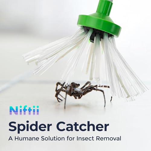 Niftii Spider Catcher With Extra Long Handle - Insect Catchers Safely Humanely Removes Spiders Insects Wasps Bees Moths, Spider Catchers For Home - 3