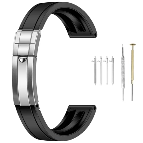 ABNUSR FKM �S�����r���v�X�g���b�v Samsung Galaxy Watch 7/6/5/4�p �o���h 40mm 44mm Watch 5 Pro 45mm Galaxy Watch 6/4 Classic 43mm 47mm 42mm 46mm