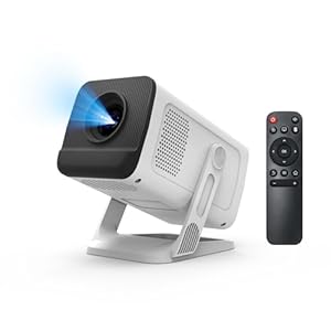 Mini Projector,Smart Projector WiFi 6 and Bluetooth,Projector Movie Home Theater,Auto Keystone,Video Projectors,Compatible with TV Stick,HDMI,USB,Laptop,iPhone,Android Smartphone