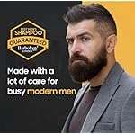 2-in-1 Beard and Face Shampoo for Men with Jojoba Oil, Argan Oil, and Avocado Oil, Conditions Dry, Itchy and Coarse Facial Hair, 10oz Pump - Image 5