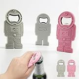 RADIXIUM Astronaut Bottle Opener - Space-Themed Metal and Silicone Tool, Fun and Functional Opener for Home, Kitchen, or Bar 2Pack
