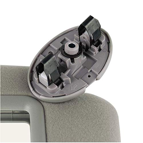 SAILEAD Sun Visor Compatible with 2007 2008 2009 2010 2011 Toyota Camry and Camry Hybrid Without Sunroof and Light (Gray, Right Passenger Side)