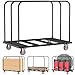 Heavy-Duty Folding Table Cart, Industrial Table Dolly with 5