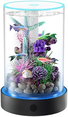 Vrolijke Kleine Vissen In Een Groot Glazen Aquarium Met Geweldige Tropische Zeekoralen En Zeewieren 38524207